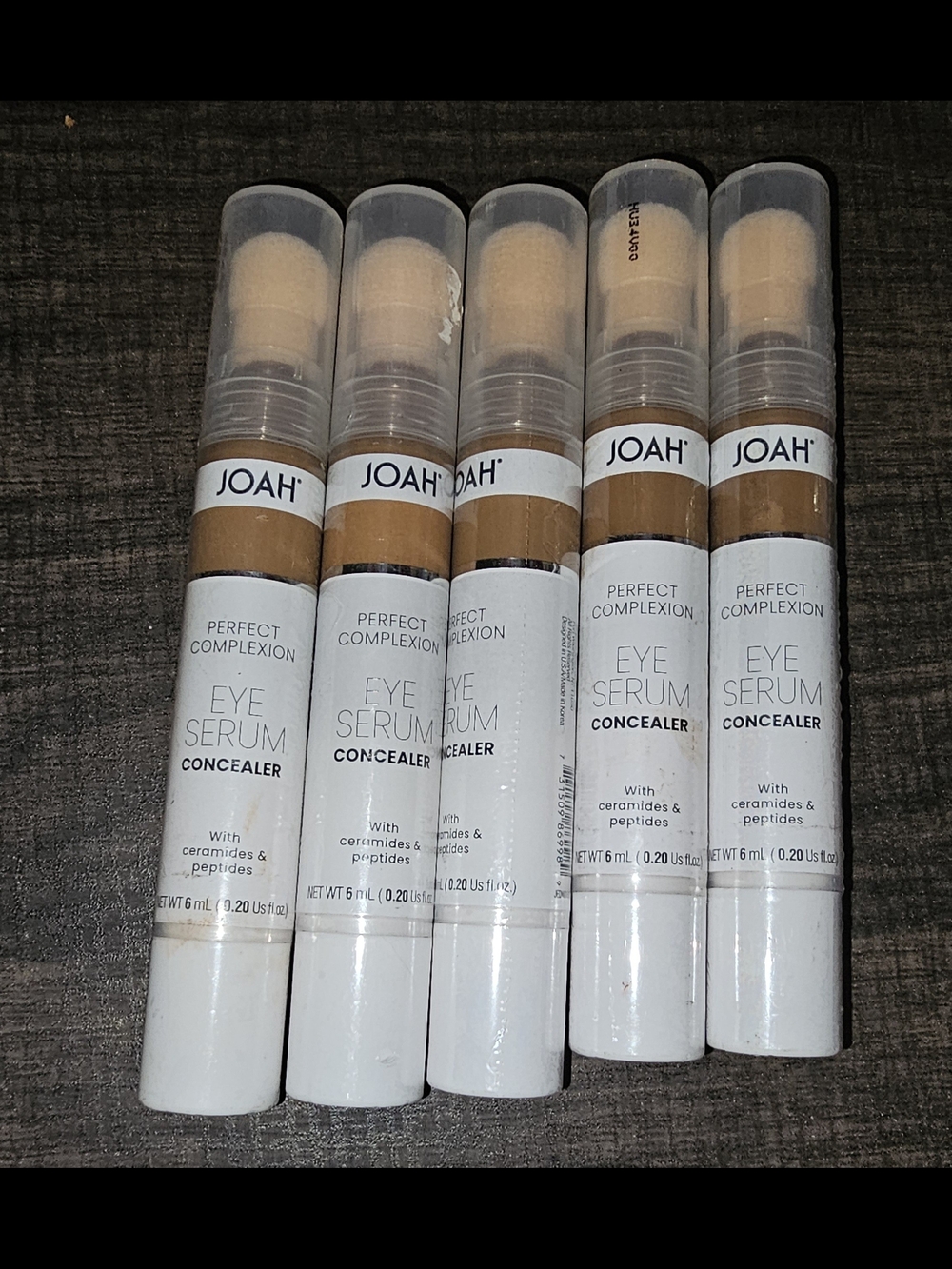 J.O.A.H. Eye Serum Concealer Sticks — Dark With Warm Undertones. Set Of 6